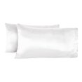 thumbnail image 1 of 2-Pack Queen Satin Pillowcases, White, 1 of 7