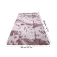 thumbnail image 3 of Boovnll Rugs for Bedroom, Super Soft & Cozy Tie-Dyed Plush Throw Rugs, Non Slip & Non Shedding Bedside Bedroom Rug, for Living Room, Bedroom, Home Decor, Area Rug - 2.6x6.6Ft, 3 of 3