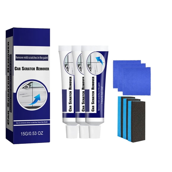 QIPOPIQ Car Scratch Remover, Scratch Repair Paste, Multifunctional Cars Paint Restoration Tool for Home Garage, Portable Car Scratch