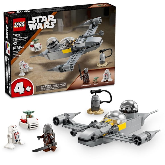 LEGO Star Wars Mando and Grogu's N-1 Starfighter 75410 Ensemble de construction (92 pièces)