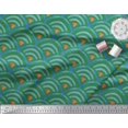 thumbnail image 2 of Soimoi Poly Georgette Fabric Scales Geometric Print Fabric by the Yard 42 Inch Wide, 2 of 3