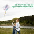 thumbnail image 3 of 10 Packs DIY Blank Kites for Kids, Bulk Kites for DIY Decorating Coloring, Kite Making Craft Kit with 10 Hand Grips with 98ft String, Easy to Fly Kite for Kids Aged 4+ Outdoor Activities, 3 of 8