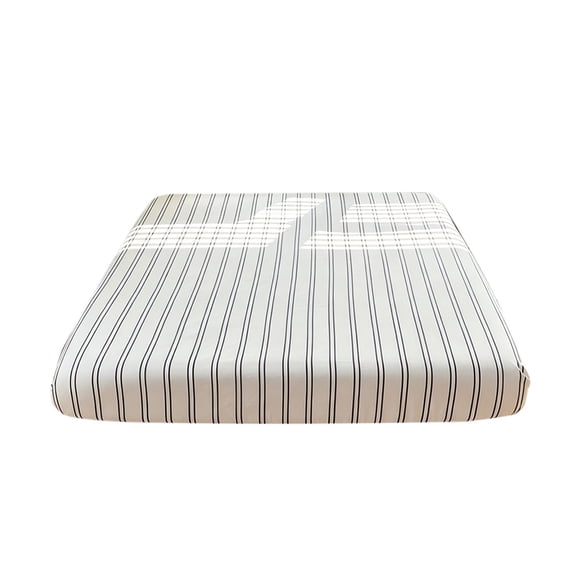Washed Cotton Bed Sheet Mattress Protection Cover – Soft Breathable Fabric with Wrinkle Texture for Bedroom, Guest Room, and Home Decor