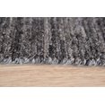 thumbnail image 3 of Tapis Rome Contemporain Transitionnel en Laine Gris Foncé Fait à la Main, 3 of 4