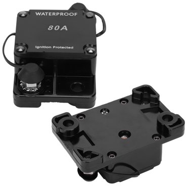 Disjoncteur à Réinitialisation Automatique, Support de Fusée Étanche, Interrupteur de Disjoncteur DC12-24V, Surcharge pour Automobiles, Navires, Camions