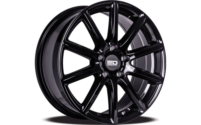 Euro Design Legend rim - 18x8 inch Gloss Black alloy wheel