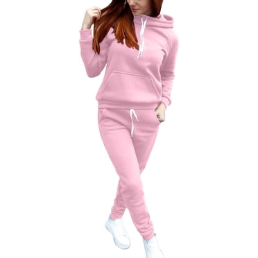 fheaev Ensembles Deux Pièces pour Femmes Survêtement Ensembles de Sport Jogging Ensembles Vêtements de Détente Hauts à Manches Longues et Pantalons Longs avec Poche Ensembles