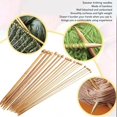 thumbnail image 3 of Bamboo Sweater Knitting , Light Weight 10 Inch Length 36pcs Bamboo Knitting  Set  for Scarves for Beginners, 3 of 8