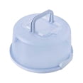 thumbnail image 1 of 2-In-1 Round Cake Carrier with Lid and Handle for Cakes,Cupcakes,Cake Carrier with Handle,Cake Holder with Cover Lid,Round Cupcake Container Saver Transporter for Pies Cookies Nuts Fruit Storage, 1 of 1