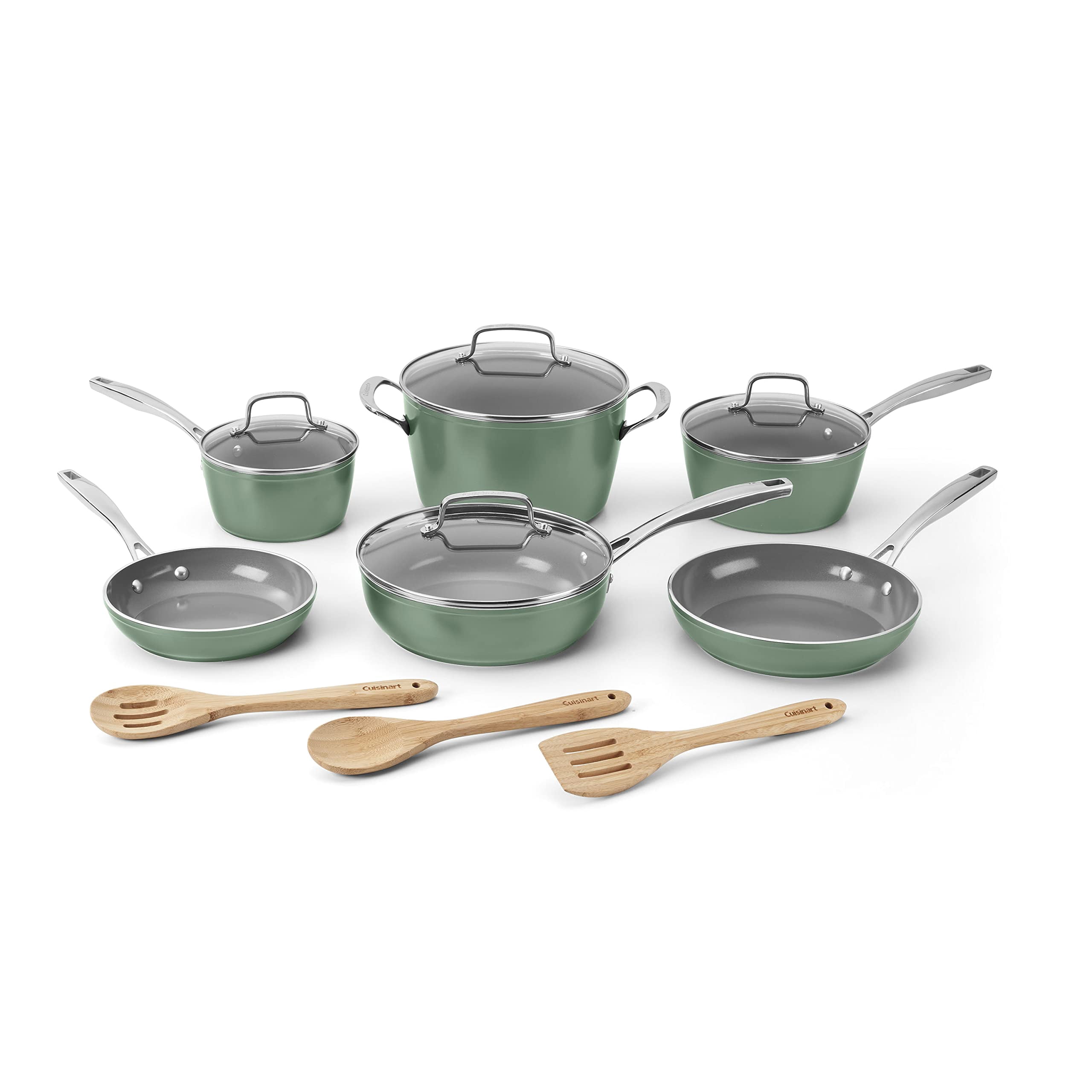 Cuisinart 52G-13SG GreenChef Ceramic nonstick cookware Set