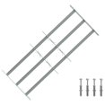 thumbnail image 1 of Grille de Sécurité Réglable pour Fenêtres avec 3 Barres Transversales 700-1050 mm, 1 of 3