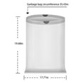 thumbnail image 3 of matoen Kitchen Drawstring Garbage Bag, 10L Garbage Bag, Garbage Bags 100pcs For Bathroom Bedroom Office Trash Can, 3 of 9