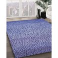 thumbnail image 3 of Ahgly Company Tapis d'Intérieur Lavables à la Machine, Ronds, Transitionnels, Pourpre, Pervenche Profonde, 4' Ronds, 3 of 7