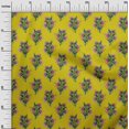 thumbnail image 2 of oneOone Polyester Lycra Fabric Leaves & Floral Block Print Sewing Fabric BTY 56 Inch Wide, 2 of 4