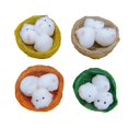 thumbnail image 1 of Squishy Toys Squishies Dumpling Stress Relief Toy Animal Buns Slow Rising Soft Desk Gadget(Randomly 1PC）, 1 of 3