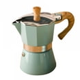 thumbnail image 2 of Aluminum Classic Italian Moka Espresso Coffee Maker Percolator Stove Pot 150/300ML Kitchen Tools Stovetop, 2 of 7