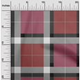 thumbnail image 1 of oneOone Cotton Cambric Fabric Tartan Check Print Fabric BTY 56 Inch Wide, 1 of 4