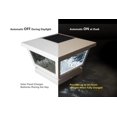 thumbnail image 4 of Classy Caps FS100W WHITE FAIRMONT SOLAR POST CAP 5X5-4X4-3.5X3.5 - White, 4 of 9