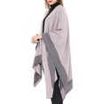 thumbnail image 4 of Mode Automne Femmes Pashmina Châle Cape Pull Tricoté Cardigan Foulard, 4 of 7