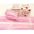 thumbnail image 2 of Canadian Made Level 2 Pink Facemasks (Box of 50), 2 of 2