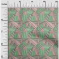 thumbnail image 2 of oneOone Silk Tabby Green Fabric Tribal Sewing Craft Projects Fabric Prints By Yard 42 Inch Wide, 2 of 4