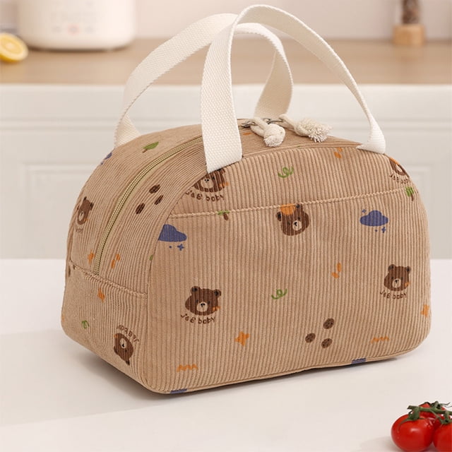 Czzoypi Handheld Portable Lunchbox Bag Large, Handheld Portable Lunchbox Bag Large Capacity Packing Lunch Bag Office Worker Student Insulated Bento Bag