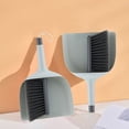 thumbnail image 3 of Dustpan And Brush Set 34.5 cm x 22.5 cm x 7 cm Plastic Handheld Cleaning Tool With Rubber Lip And Soft Bristles For Tabletop Sofa Bedroom Tent, 3 of 6