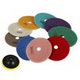 thumbnail image 3 of CNKOO 10Pcs  Polishing Pads Kit 4 Inch Wet/Dry for Granite Stone Concrete Marble Polishing Use Grinding Discs Set, 3 of 6