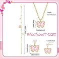 thumbnail image 5 of kurtrusly Necklace Earring Bracelet Ring Set Must-have For Any Fashion-conscious Girl 2Set, 5 of 5