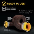 thumbnail image 2 of Camco Revolution 10 Ft RV Sewer Hose Kit with Swivel Fittings and Wire Guards, 2 of 8