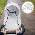 thumbnail image 1 of OUNONA Universal Design 1Pcs Pvc Double Stroller Rain Shield For Parents, 1 of 4