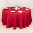 thumbnail image 3 of LNGOOR 108” Wholesale Round Tablecloth Polyester Round Table Linens For Wedding Party Banquet Restaurant -  WHITE, 3 of 11