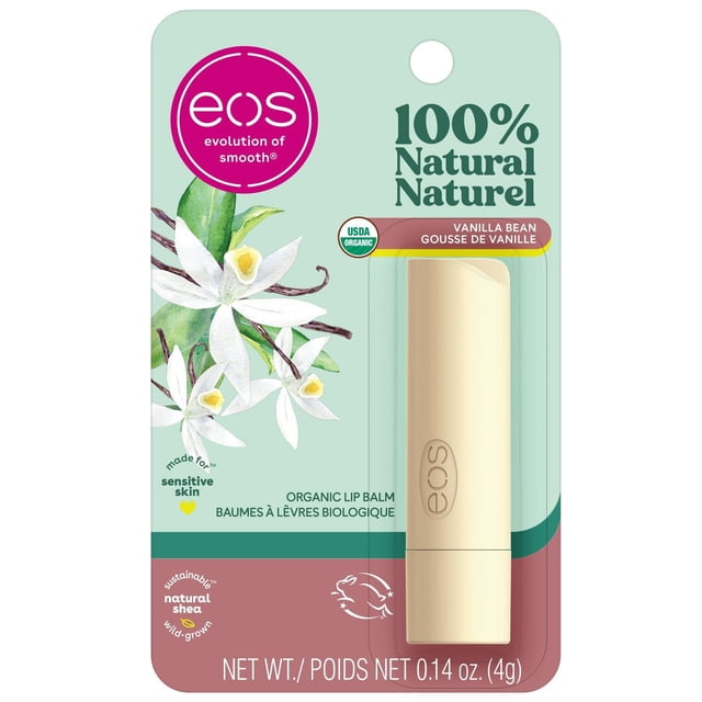 eos 100% Natural & Organic Lip Balm Stick, Vanilla Bean