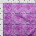 thumbnail image 3 of oneOone Tissu Flex Coton Violet Texture Feuille Matériel de Robe Tissu Imprimé Tissu au Mètre 40 Pouces de Large, 3 of 4