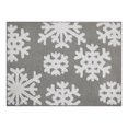 thumbnail image 1 of Holiday Time Snowflake Bath Rug, 17"x24", 1 of 8