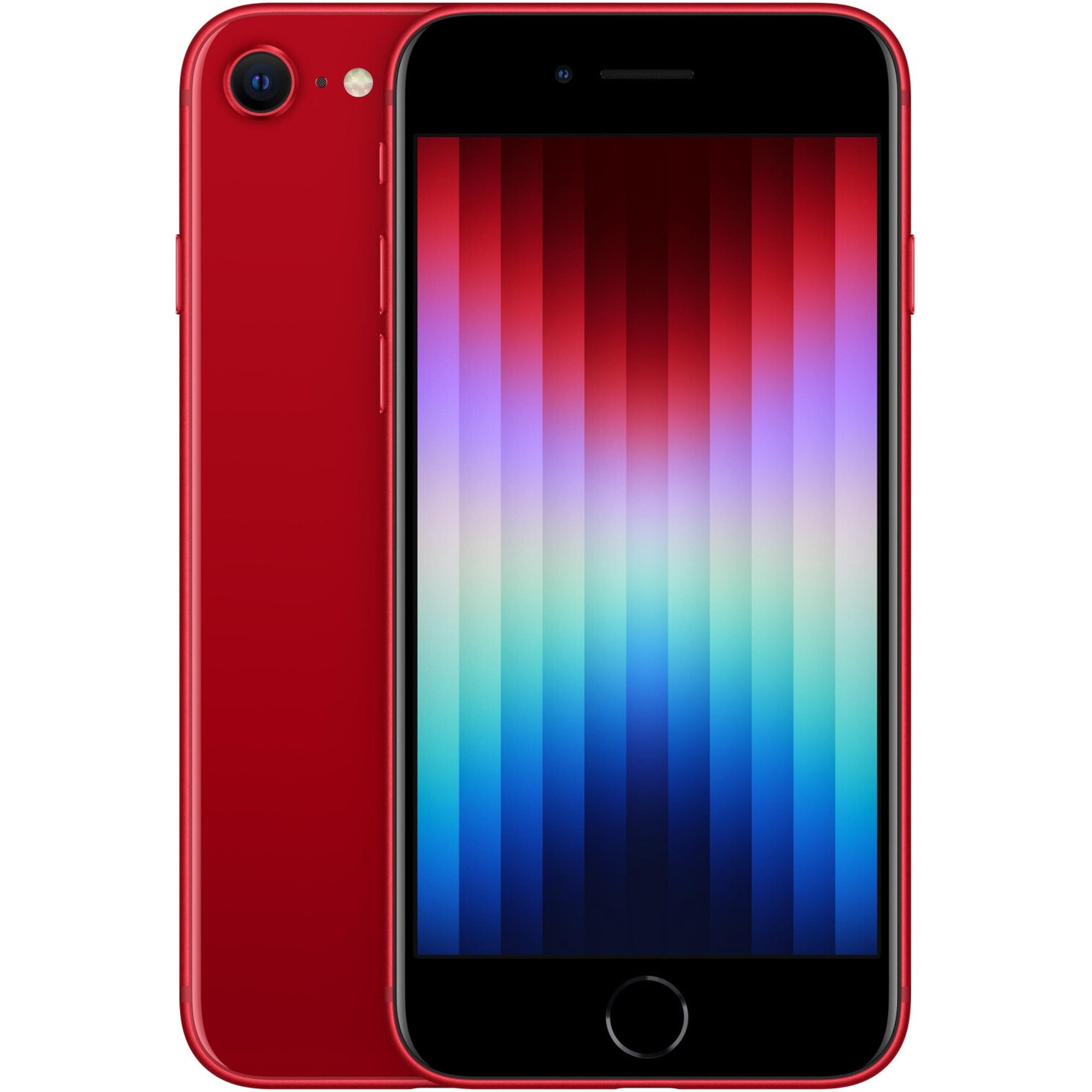 Refurbished Apple iPhone SE 3rd Gen (2022) 5G - 64GB – Red – 12MP