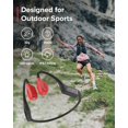 thumbnail image 5 of SUUNTO Wing Casque à Conduction Osseuse, Casque Sport Sans Fil Bluetooth avec Contrôle de Mouvement de la Tête, Micro HD Intégré, Résistant à la Transpiration IP67, Lumières de Sécurité, 10H d'Autonomie et 20H avec Support de Charge, Rouge, 5 of 5