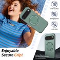 thumbnail image 3 of Magnetic For Google Pixel 10A Phone Case,360° Rotatable Ring Kickstand,Compatible with Mag-safe,Anti-Drop Protection,Heavy Duty Shockproof Anti-Scratch Rugged Phone Case Cover,Green, 3 of 7