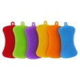 thumbnail image 2 of Silicone Sponges Dish Scrubber Kitchen Wash Heat-Resistant Non-Stick Heat-Resistant Cleaning Cleaning Brush Random Color Xingzhi, 2 of 9