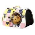 thumbnail image 2 of Cat Carrier, Breathable Mesh Lightweight Portable Pet Carrying Bag Cute  For Travel For Pets For Cats For Outdoor, 2 of 8