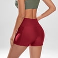 thumbnail image 5 of B91xZ Maillot de Bain pour Femmes 2024 Rétro Froncé Short de Bain Froncé Tankinis Culotte, Bordeaux S, 5 of 5