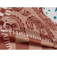 thumbnail image 5 of oneOone Rayon Dark Peach Fabric Block Craft Projects Decor Fabric Printed By The Yard 56 Inch Wide, 5 of 5