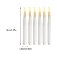 thumbnail image 2 of Minkissy 6Pcs Pillar Candles for Holiday Decorations with ABS Material, 2 of 8