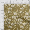 thumbnail image 1 of oneOone Polyester Lycra Brown Fabric Florals Craft Projects Decor Fabric Printed By The Yard 56 Inch Wide, 1 of 4