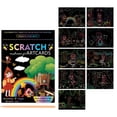 thumbnail image 1 of Scratch Paper Art, Colorful Drawing Art Book With 1 Scratch Pen For Birthday Christmas Party Games Kits, 1 of 1