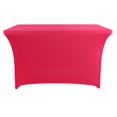 thumbnail image 2 of Spandex Table Cover For 6 Foot Rectangle Tables 6 Pack Tablecloth Elastic 6ft Folding Tablecloths For Vendor Booth Display Banquet Buffet Event Craft, 2 of 7