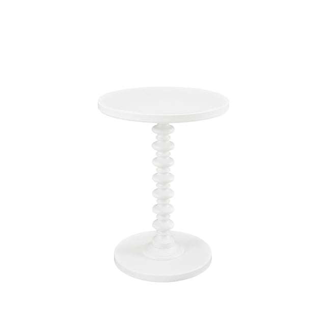 Table d'Appoint Ronde Egan, Blanc