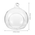 thumbnail image 4 of Terrarium en Verre Transparent pour Décoration Intérieure avec Affichage Clair et Design Robuste 2 Pcs, 4 of 8
