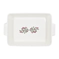 thumbnail image 4 of Holiday Time Cranberry Spice Collection Berry Rectangular Baking Dish Large, 15.5” x 9.8”, Stoneware, 1 Count, 4 of 7