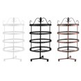 thumbnail image 3 of maskred Round Rotating Earrings Stand Holder Metal Stud Earring Display Rack 4 Layer Desktop Jewelry Hanger black, 3 of 8